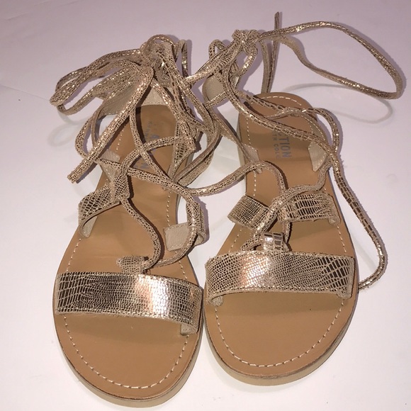 Reaction Kenneth Cole Shoes - Reaction Kenneth Cole Snakeskin Sandals Size 6